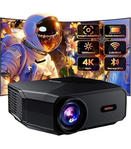 MINI VIDEO PROJECTOR 本体 Mini projetor WiFi, projetor de vídeo ACROJOY com tripé, HD 1080p